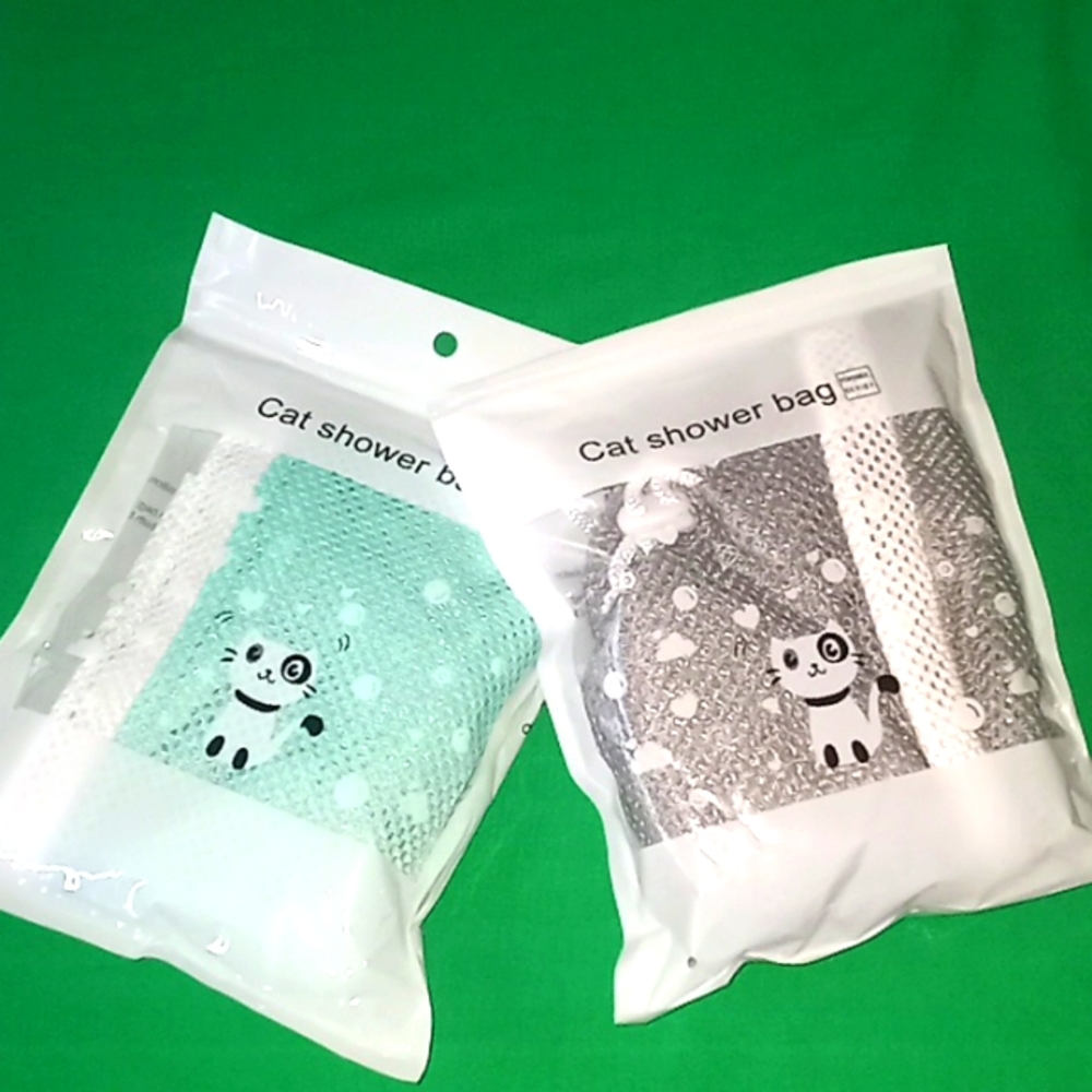 Cat shower bag new ×2